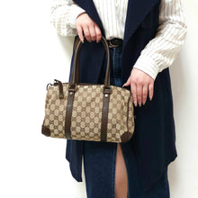 Load image into Gallery viewer, Gucci Abbey Boston GG Canvas Bag TWS
