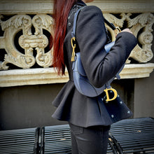 Load image into Gallery viewer, MIU MIU 100%Wool Sequin Noire Blazer