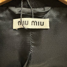 Load image into Gallery viewer, MIU MIU 100%Wool Sequin Noire Blazer
