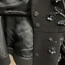 Load image into Gallery viewer, MIU MIU 100%Wool Sequin Noire Blazer