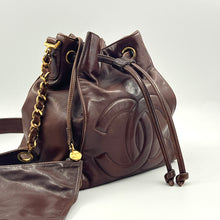 Load image into Gallery viewer, Chanel Vintage CC Drawstring Bucket Bag Small Year 1995 (Dust Bag)