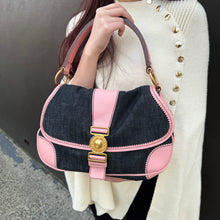Load image into Gallery viewer, Miu Miu Denim Hobo Bag