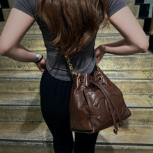 Load image into Gallery viewer, Chanel Vintage CC Drawstring Bucket Bag Small Year 1995 (Dust Bag)