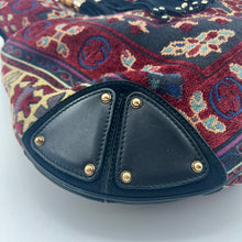 Load image into Gallery viewer, Gucci Run-way Python Large Babouska Indy Applique Shoulder Bag