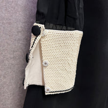 Load image into Gallery viewer, Miumiu Sequin Black and White Dress