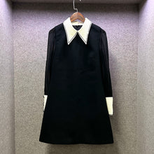 Load image into Gallery viewer, Miumiu Sequin Black and White Dress