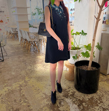 Load image into Gallery viewer, Miu Miu Sequin Navy dress