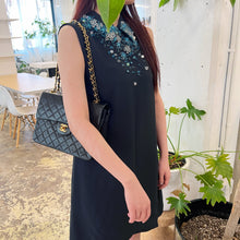 Load image into Gallery viewer, Miu Miu Sequin Navy dress