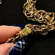 Load image into Gallery viewer, Chanel Coco mark Lion Metrasse Coin Medallion Long chain Necklace Year 1980S