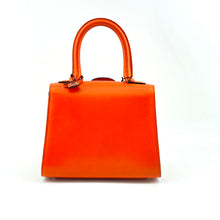 Load image into Gallery viewer, Delvaux Brillant MM Mandarine Handbag