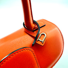 Load image into Gallery viewer, Delvaux Brillant MM Mandarine Handbag
