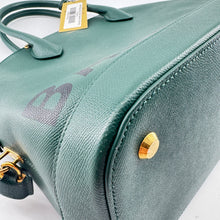 Load image into Gallery viewer, Balenciaga Logo Green Leather Ville Two-way Bag