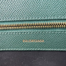 Load image into Gallery viewer, Balenciaga Logo Green Leather Ville Two-way Bag
