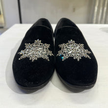 Load image into Gallery viewer, Alexander McQueen Crystal Velvet Men's Loafer Size42