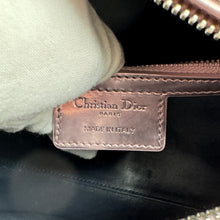 Load image into Gallery viewer, CHRISTIAN DIOR Metallic Pink Microcannage Leather Medium Lady Dior Tote TWS