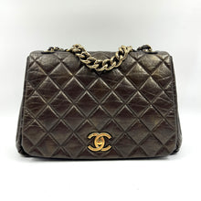Load image into Gallery viewer, Chanel Pondichery Flap Bag Quilted Aged Calfskin Large TWS