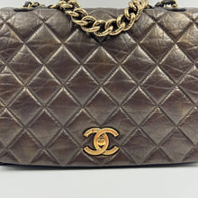 Load image into Gallery viewer, Chanel Pondichery Flap Bag Quilted Aged Calfskin Large TWS