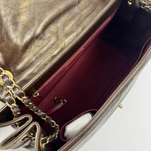 Load image into Gallery viewer, Chanel Pondichery Flap Bag Quilted Aged Calfskin Large TWS