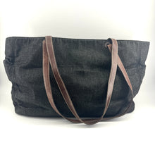 Load image into Gallery viewer, Chanel GM Black Denim Tote TWS