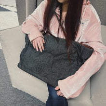 Load image into Gallery viewer, Chanel GM Black Denim Tote TWS