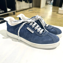 Load image into Gallery viewer, Chanel Cruise Suede Calfskin Low Top Sneakers size38.5 TWS