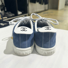 Load image into Gallery viewer, Chanel Cruise Suede Calfskin Low Top Sneakers size38.5 TWS