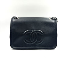 Load image into Gallery viewer, CHANEL QUILTED Calfskin FLAP BAG BLACK TWS