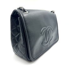 Load image into Gallery viewer, CHANEL QUILTED Calfskin FLAP BAG BLACK TWS
