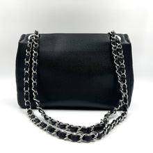 Load image into Gallery viewer, CHANEL QUILTED Calfskin FLAP BAG BLACK TWS