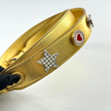 Load image into Gallery viewer, Dior Metallic Grained Calfskin Cannage Small Lucky Badges My Lady Dior Gold