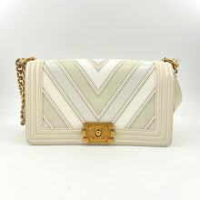 Load image into Gallery viewer, Chanel Mix Leather Medium Flap Boy Bag