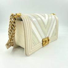 Load image into Gallery viewer, Chanel Mix Leather Medium Flap Boy Bag