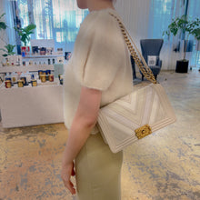 Load image into Gallery viewer, Chanel Mix Leather Medium Flap Boy Bag