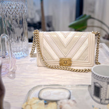 Load image into Gallery viewer, Chanel Mix Leather Medium Flap Boy Bag