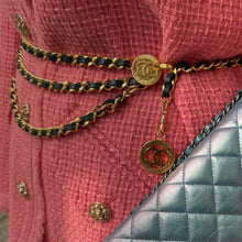 Load image into Gallery viewer, CHANEL Vintage Black Golden Waist Chain