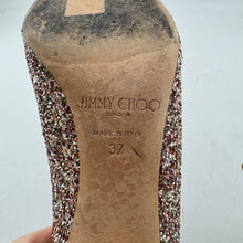Load image into Gallery viewer, Jimmy Choo - Rose Glitter High Heels Size 37