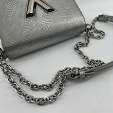 Load image into Gallery viewer, Louis Vuitton Silver EPI leather Twist PM