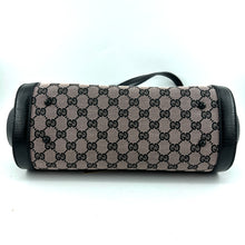 Load image into Gallery viewer, Gucci GG Monogram Canvas Bamboo Lock shoulder Satchel Bag TWS