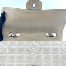 Load image into Gallery viewer, Chanel Nylon Medium Classic Flap bag Light Beige