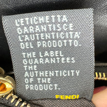 Load image into Gallery viewer, Fendi Black & Gold Mini Peekaboo Leather Bag TWS