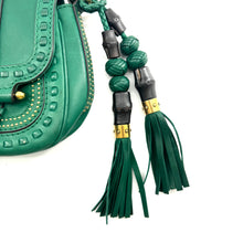 Load image into Gallery viewer, Gucci Green Leather Small Snaffle Bit Shoulder Bag TWS