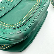 Load image into Gallery viewer, Gucci Green Leather Small Snaffle Bit Shoulder Bag TWS