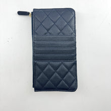 Load image into Gallery viewer, Chanel Indescent Caviar Quilted Classic Phone Pouch Wallet