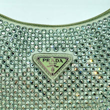 Load image into Gallery viewer, Prada Satin mini-bag with crystals