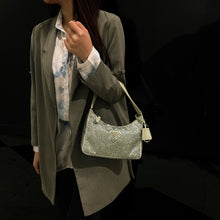 Load image into Gallery viewer, Prada Satin mini-bag with crystals