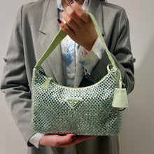 Load image into Gallery viewer, Prada Satin mini-bag with crystals