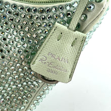 Load image into Gallery viewer, Prada Satin mini-bag with crystals