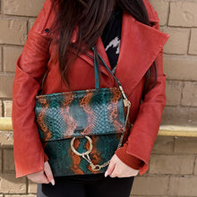 Load image into Gallery viewer, Chloe Faye Python Two-way Bag