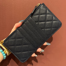 Load image into Gallery viewer, Chanel Indescent Caviar Quilted Classic Phone Pouch Wallet