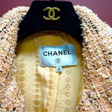 Load image into Gallery viewer, Chanel Virginie Viard Peach Tweed Jacket SS21 Size36